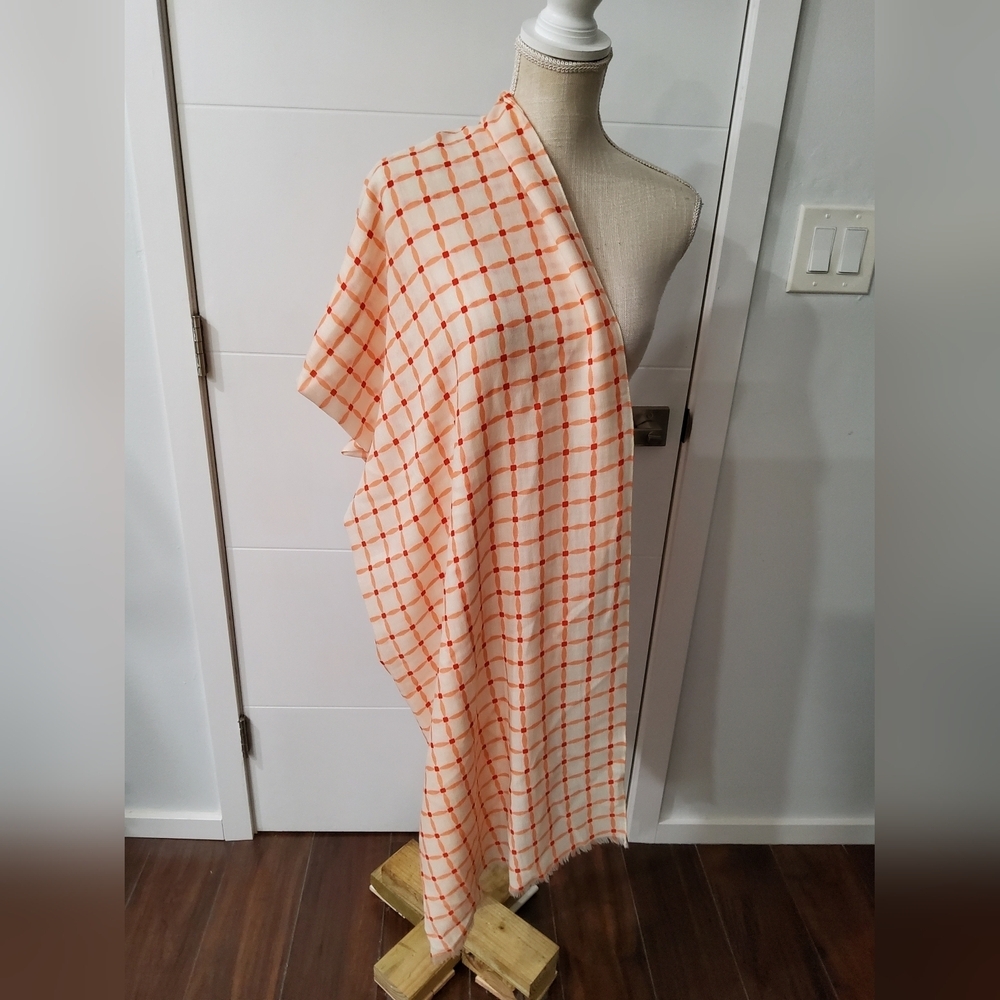 Franck Namani Paris Cashmere Plaid Scarf Stole